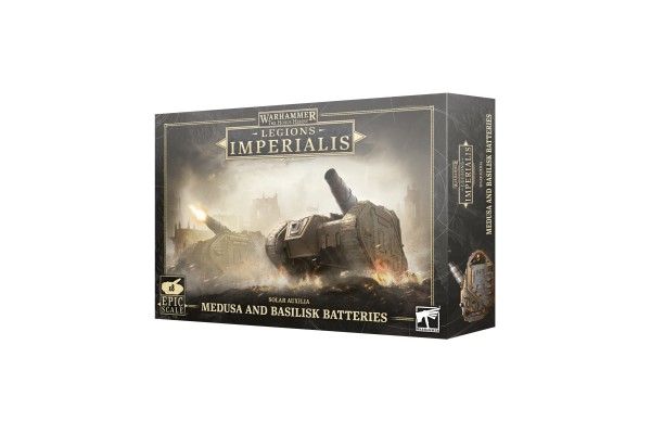 Legions Imperialis: Solar Auxilia Medusas And Basilisks Batteries