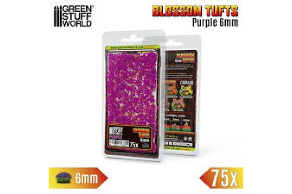 Blossom Tufts - 6Mm - Purple Flowers