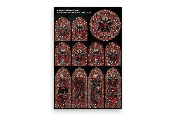 Demonic Stained Glass - Large
