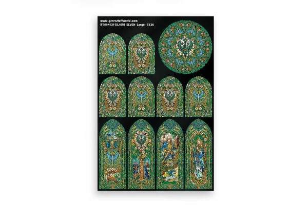 Elven Stained Glass - Large