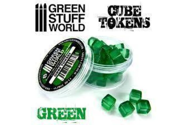 Green Cube Tokens