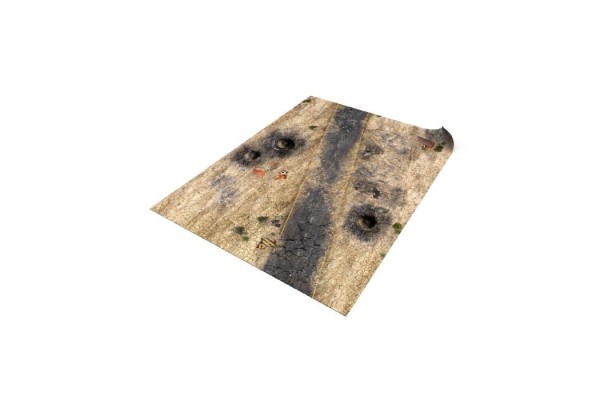 Wasteland 44 Inchx60 Inch / 112X152 Cm - Single- Sided Rubber Mat