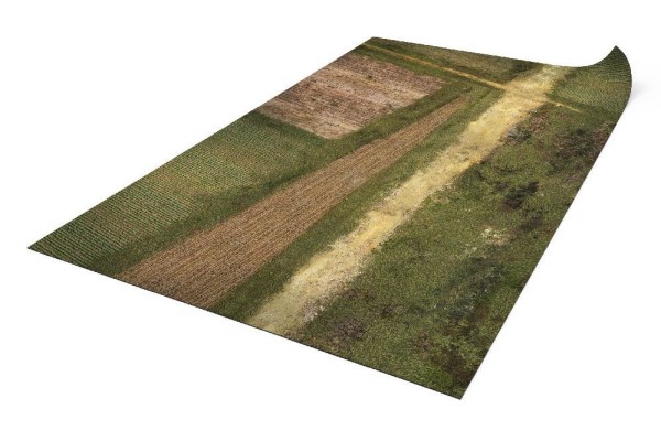 Fields Of War 44 Inchx60 Inch / 112X152 Cm - Single- Sided Rubber Mat