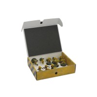 Half-Size Small Box For Magnetically-Based Miniatures + Metal Plate On The Inside Rear Side Of The Box