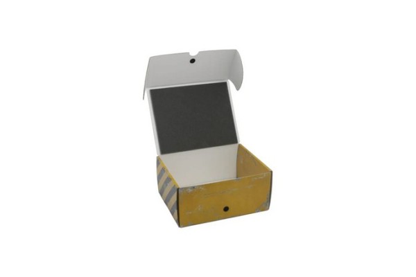 Half-Size Medium Box For Magnetically-Based Miniatures + Metal Plate On The Inside Rear Side Of The Box