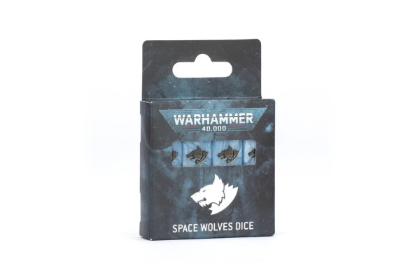 Warhammer 40000: Space Wolves Dice - Uitverkocht!!!!
