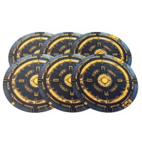 Rubber Objective Markers - Fusion Pod - Set Of 6
