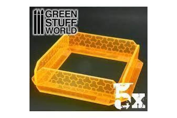 5X Small Energy Walls - Phosphorescent Orange