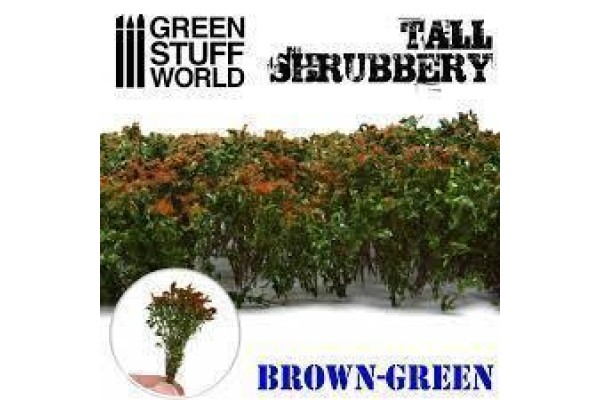 Tall Shrubbery - Brown Green