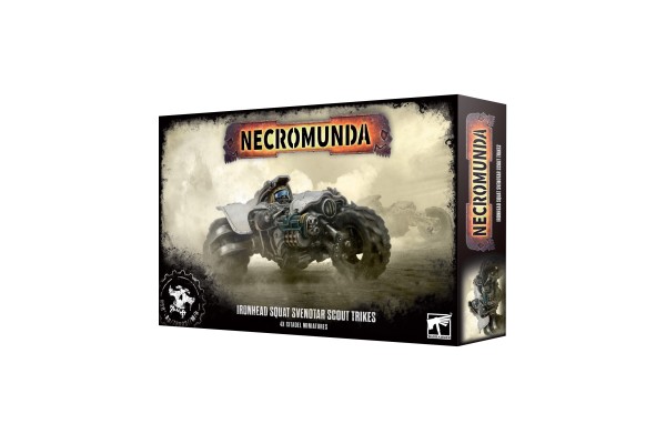 Necromunda: Ironhead Squat Svenotar Scout Trikes