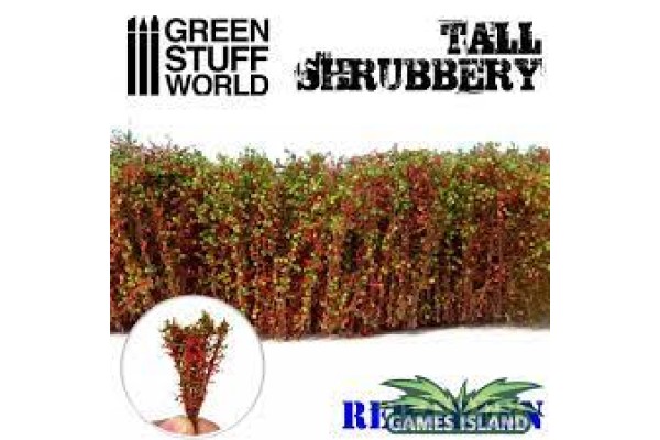 Tall Shrubbery - Red/Green
