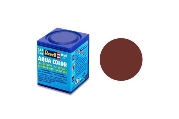 Baksteenrood Mat Aqua Color 18 Ml Revell Modelbouwverf Op Waterbasis