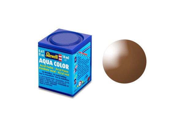 Aqua Klei Bruin Glanzend Revell Modelbouwverf Op Waterbasis