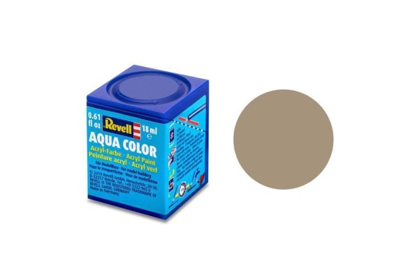 Beige Matte Aquarel Kleur 18 Ml Revell Modelbouwverf Op Waterbasis