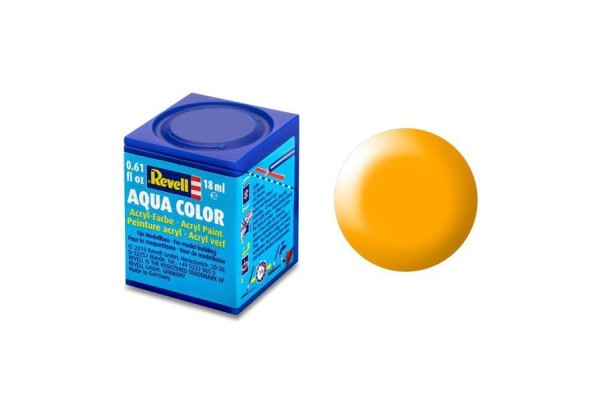 Lufthansa Geel Zijdemat Aqua Color 18 Ml Revell Modelbouwverf Op Waterbasis