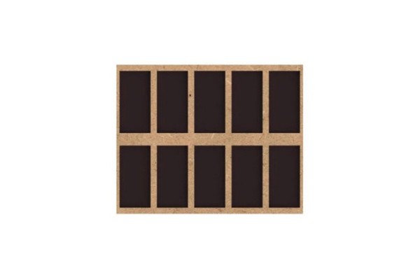 Magnetic Conversion Tray For Cavalry 25X50Mm To 30X60Mm Bases 5X2