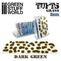 Grass Tufts - 2Mm Self-Adhesive - Dark Green