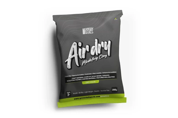 Air Dry Foam Clay 250Gr. - Grey