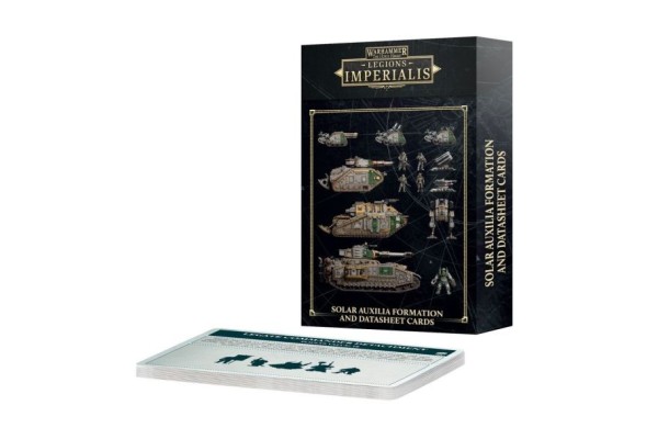 Solar Auxilia Formation And Datasheet Cards ---- Webstore Exclusive