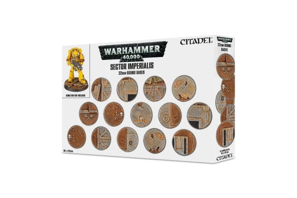 Sector Imperialis: 32Mm Round Bases ---- Webstore Exclusive