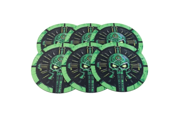 Rubber Objective Markers - Ancient Evil - Set Of 6