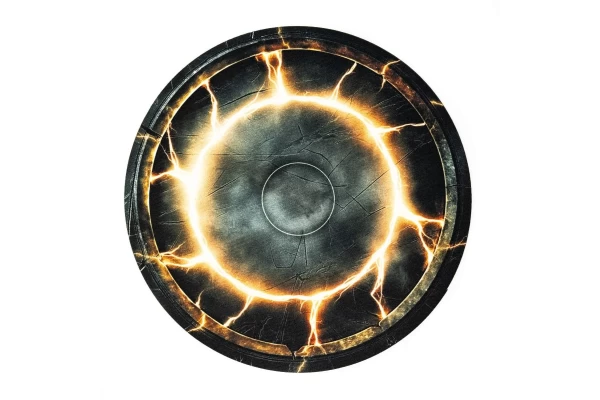Rubber Objective Markers - Light Circle - Set Of 8