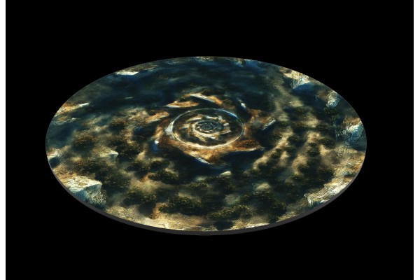 Rubber Objective Markers - Stone Vortex - Set Of 8