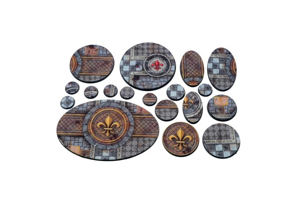 Cathedral Instabases Round 25Mm (10 Pc.)