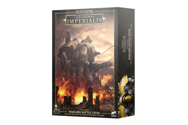 Legions Imperialis: Warlord Titan With Volcano Cannons And Apocalypse Missile Launcher ---- Webstore Exclusive