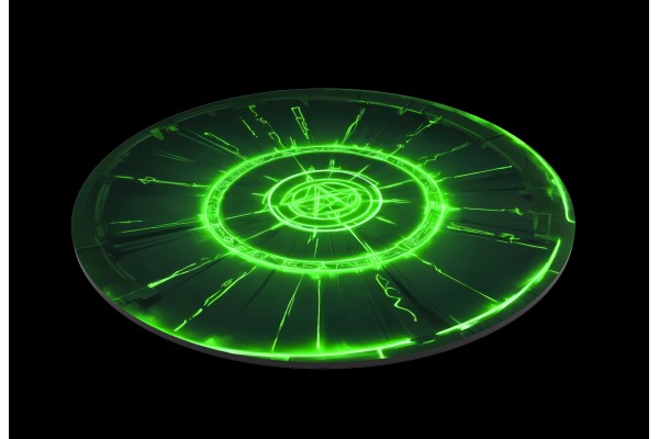 Rubber Objective Markers - Enchanted Glyph - Set Of 8