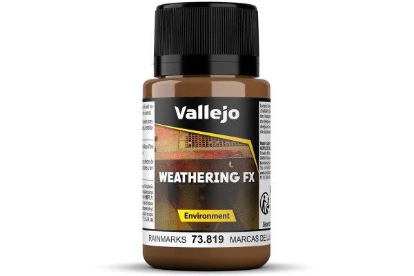 Vallejo Weathering Effects Environment Rainmarks 40 Ml