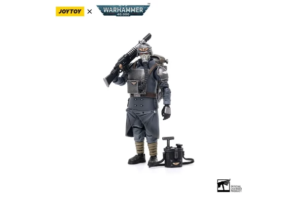 Warhammer 40K Action Figure 1/18 Death Korps Of Krieg Veteran Squad Guardsman Demolitions Specialist 10 Cm