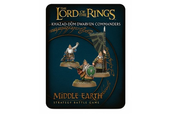Mesbg: Khazad-Dum Dwarven Commanders ---- Webstore Exclusive