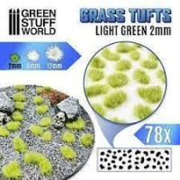 Grass Tufts - 2Mm Self-Adhesive - Light Green Grass Tufts - 2Mm Self-Adhesive - Light Green