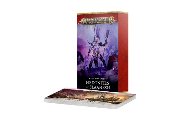 Warscroll Cards: Hedonites Of Slaanesh (Eng)