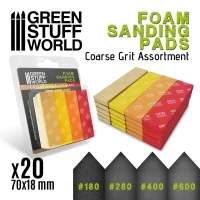 Foam Sanding Pads - Coarse Grit Assortment X20 Foam Sanding Pads - Coarse Grit Assortment X20