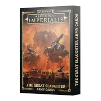 Legions Imperialis: The Great Slaughter Army Cards --- Op = Op!!! Legions Imperialis: The Great Slaughter Army Cards --- Op = Op!!!