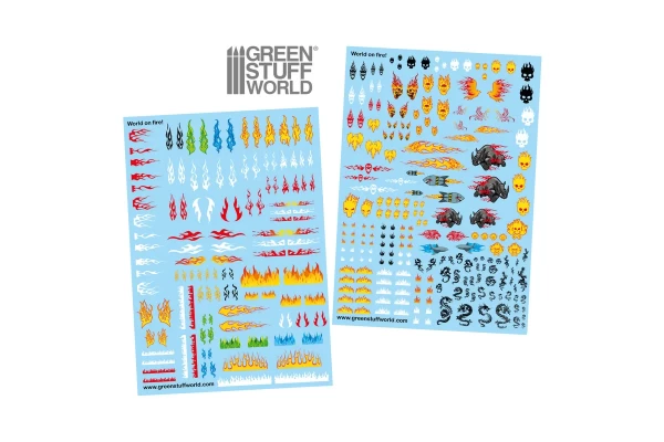 Waterslide Decals - World On Fire
