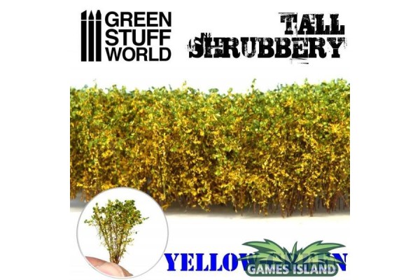 Tall Shrubbery Yellow / Green Green Stuff World