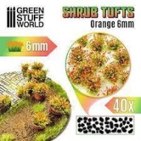 Shrubs Tufts - 6Mm Self-Adhesive - Orange Shrubs Tufts - 6Mm Self-Adhesive - Orange
