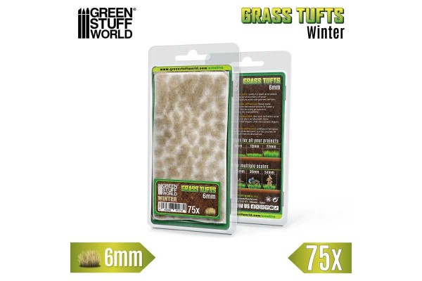 Grass Tufts - 6Mm Self-Adhesive - Winter
