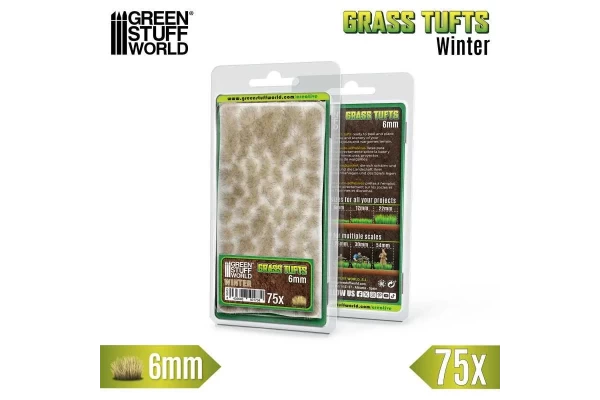 Grass Tufts - 6Mm Self-Adhesive - Winter