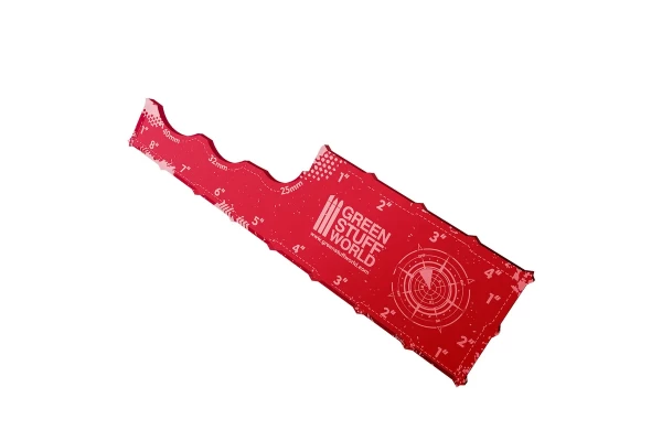 Gaming Measuring Tool - Red 8 Inches