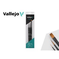 Starter Set I (Round No.1 & 3/0 Triangular Handle Flat No.4 )