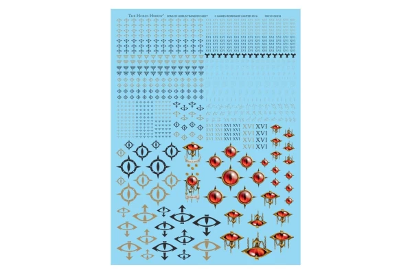 Sons Of Horus Legion Transfer Sheet ---- Webstore Exclusive