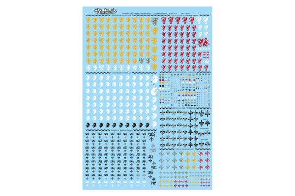 Kingdom Of Bretonnia Transfer Sheet ---- Webstore Exclusive