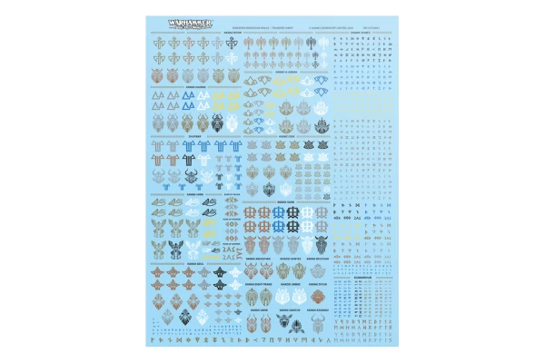 Dwarfen Mountain Holds Transfer Sheet ---- Webstore Exclusive