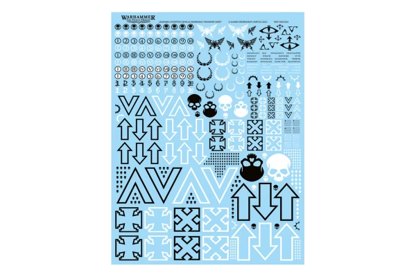 The Horus Heresy: Legiones Astartes Vehicle Markings Transfer Sheet ---- Webstore Exclusive