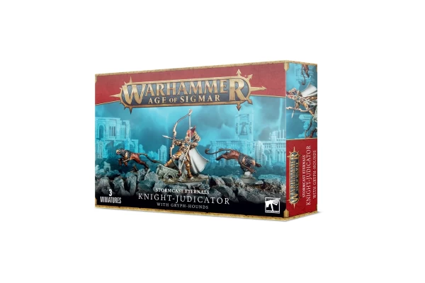 Stormcast Eternals: Knight-Judicator With Gryph-Hounds