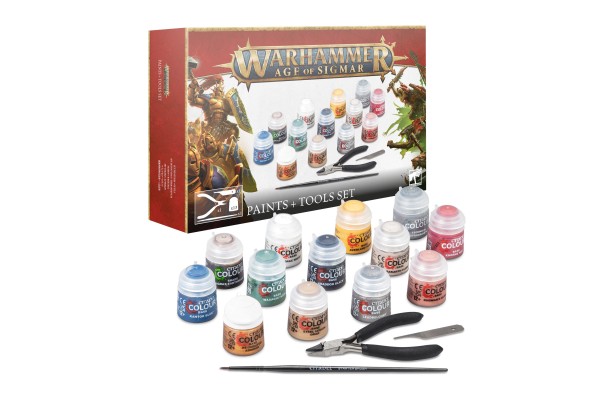 Age Of Sigmar: Paints + Tools Set